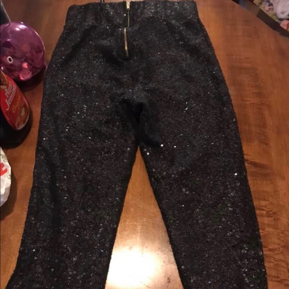 High waisted Two piece black outfit